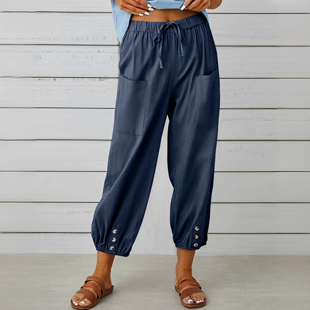 Scarlett - Pantalon confortable à lacets