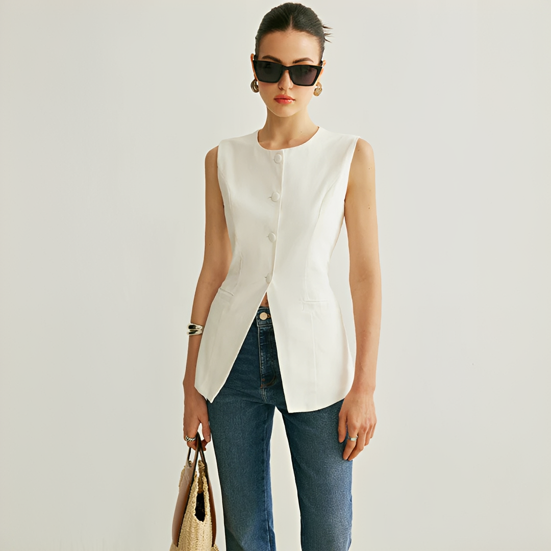Nyla - Veste Élégante Sans Manches