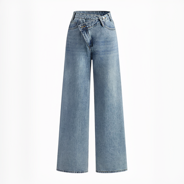 Jolina - Pantalon à taille asymétrique