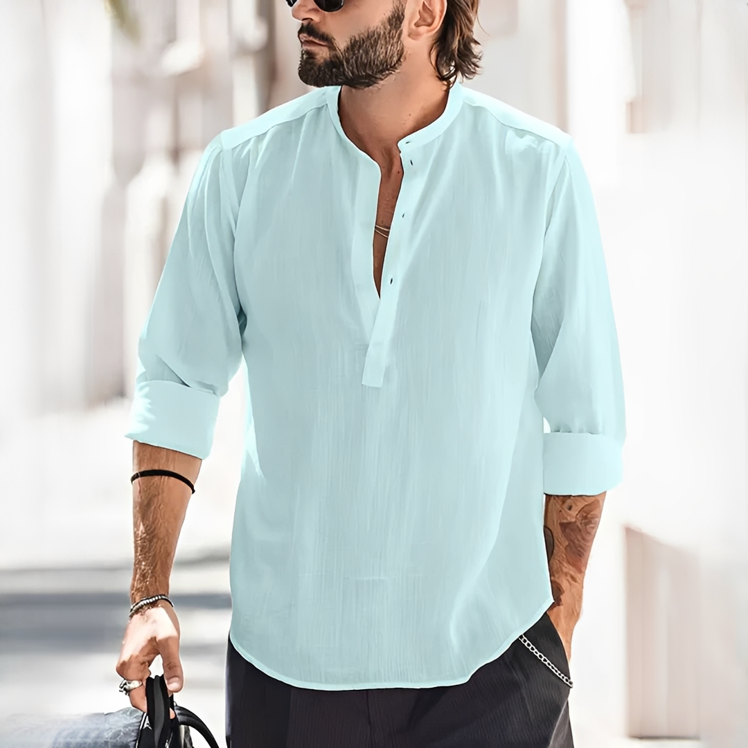 Enrico - Chemise homme estivale, légère et tendance