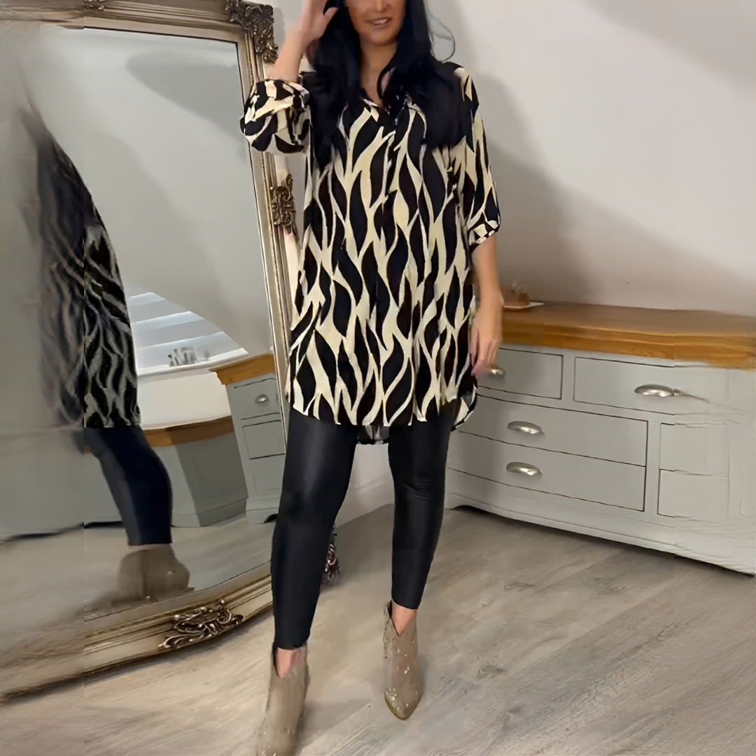 Desiree - Blouse raffinée à col en V