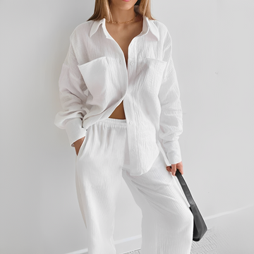 Lucille - Ensemble Relax Deux Pièces avec Pantalon