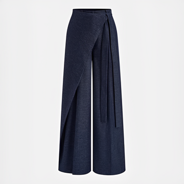 Leilani - Pantalon ample et asymétrique