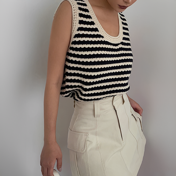Eloise - Cardigan rayé élégant