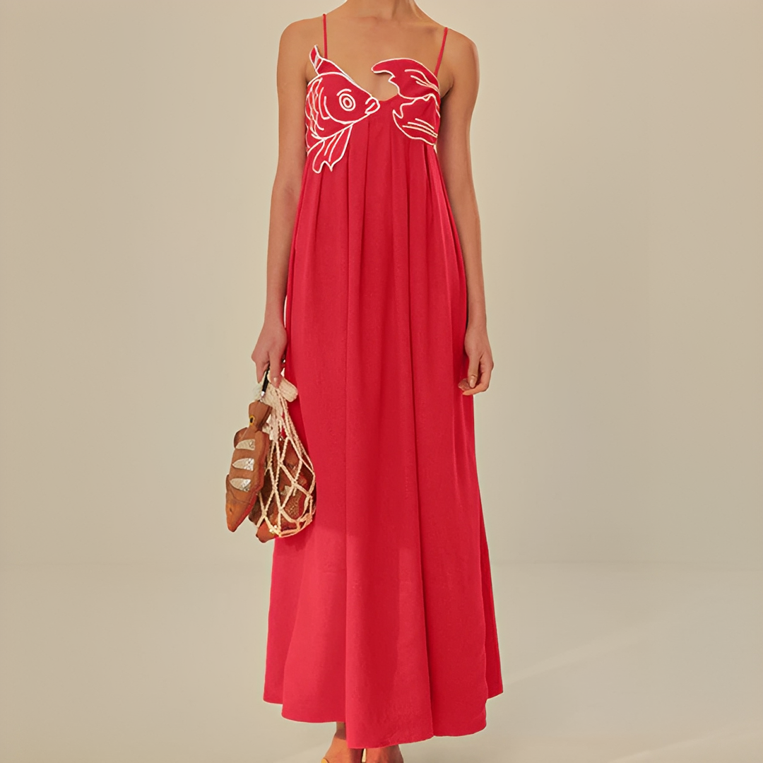 Euna - Robe Cami Raffinée