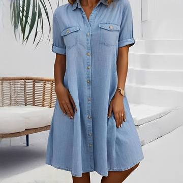 Naomi - Petite robe décontractée avec boutons