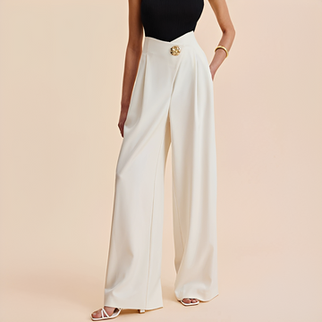 Joyce - Pantalon ample taille haute