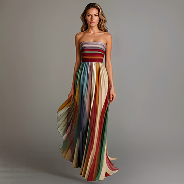 Gracelyn - Robe Maxi Bustier Chic