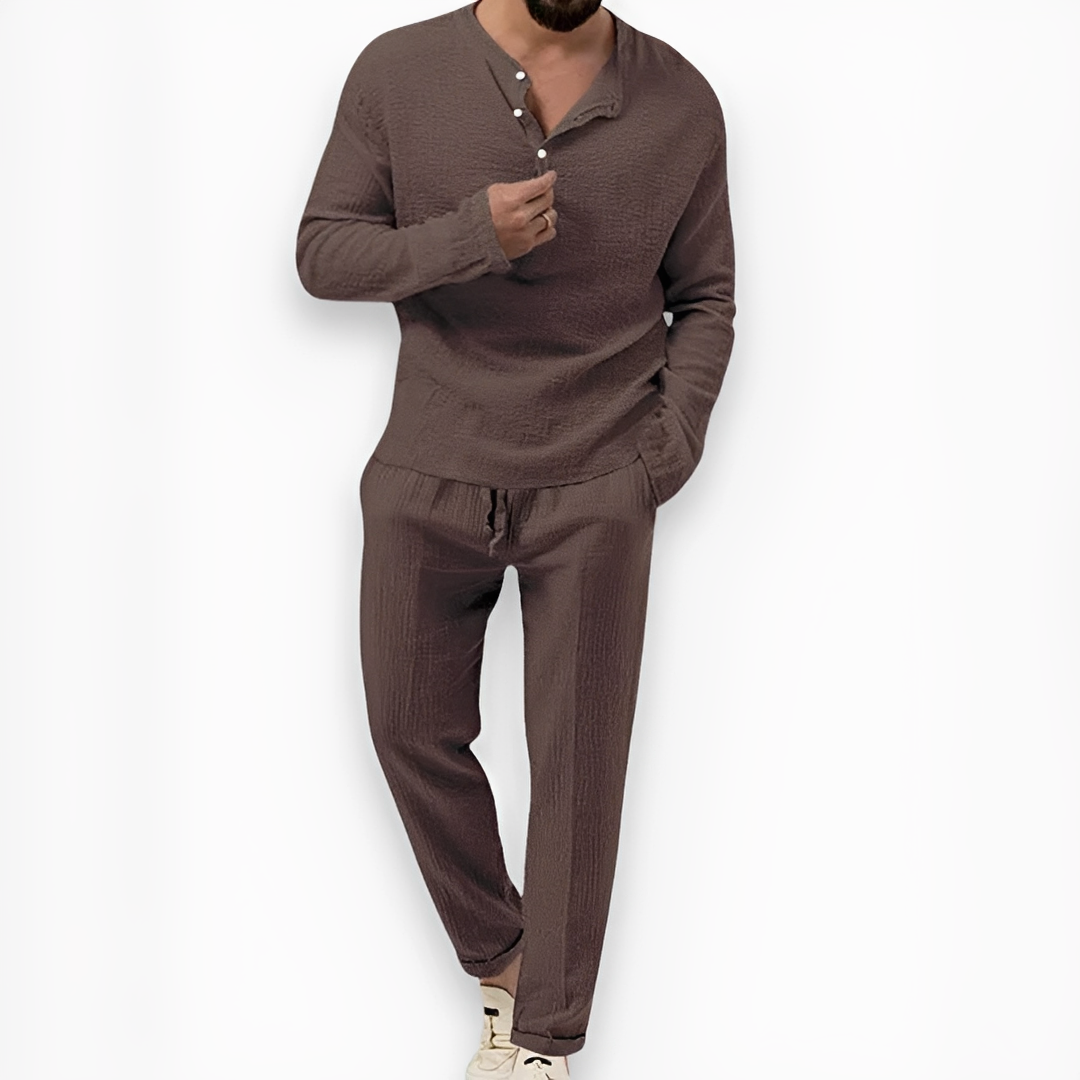 Eduard - Ensemble homme été avec haut et pantalon