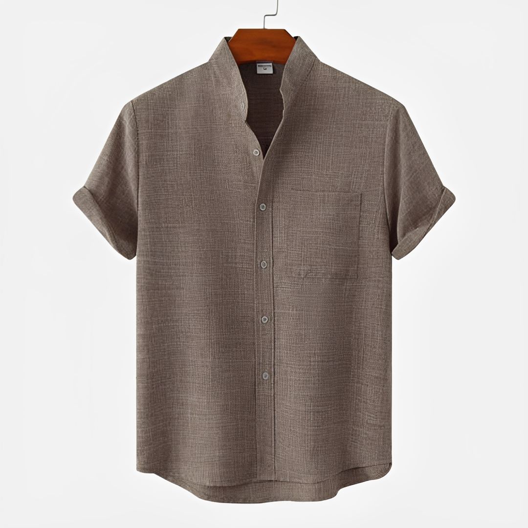 Hayden - Polo uni à boutons