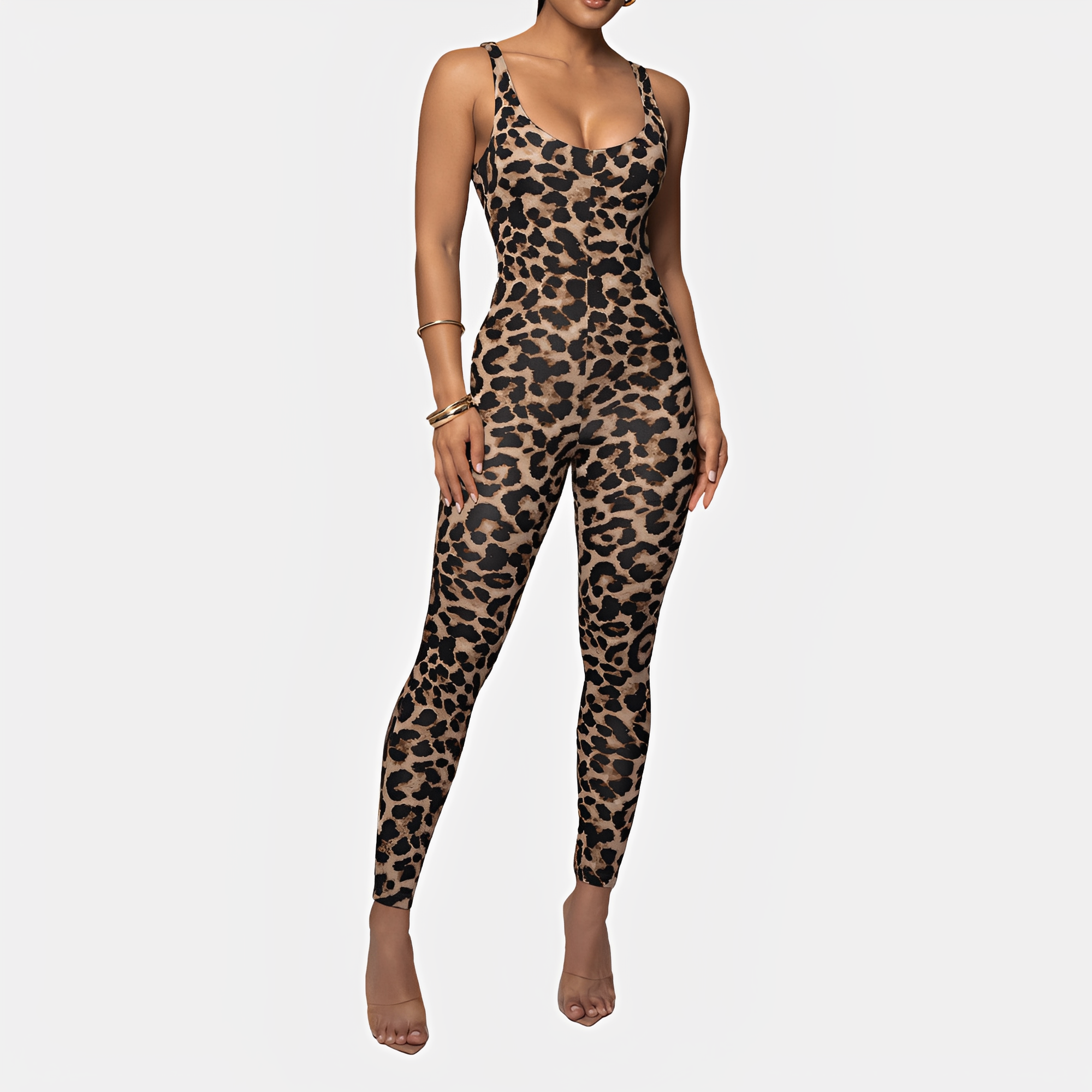 Elaine - Robe serrée chic avec motifs