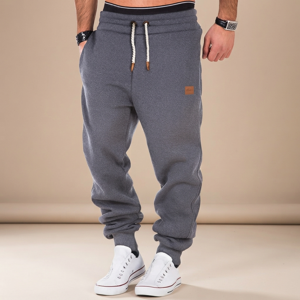 Devin - Pantalon Élastique avec Cordon Ajustable