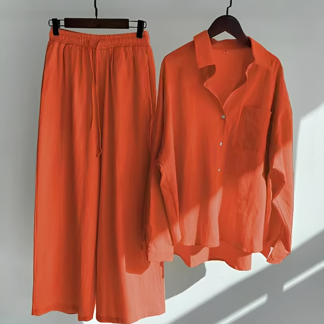 Madalynn - Ensemble Pantalon Large
