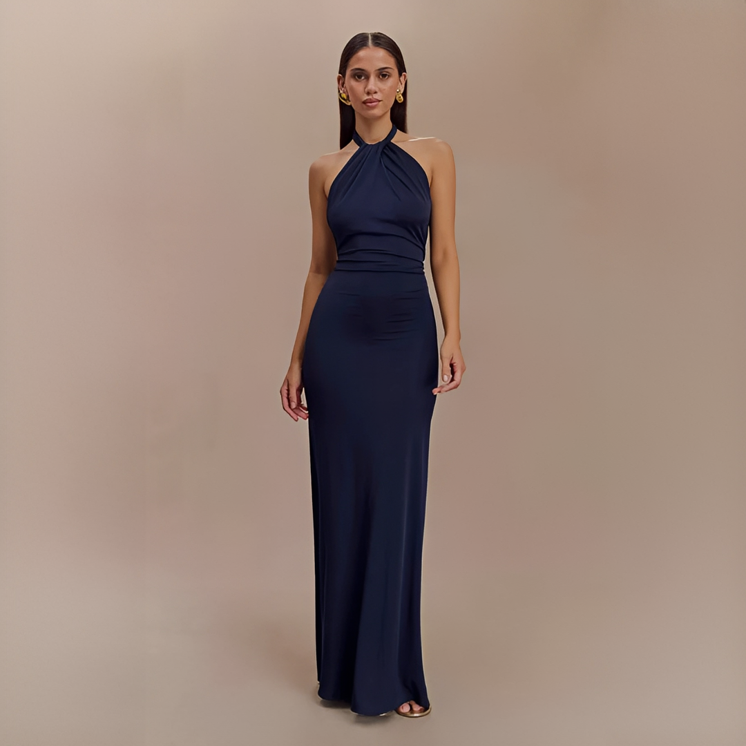 Jianna - Robe Maxi Élégante avec Dos Nu