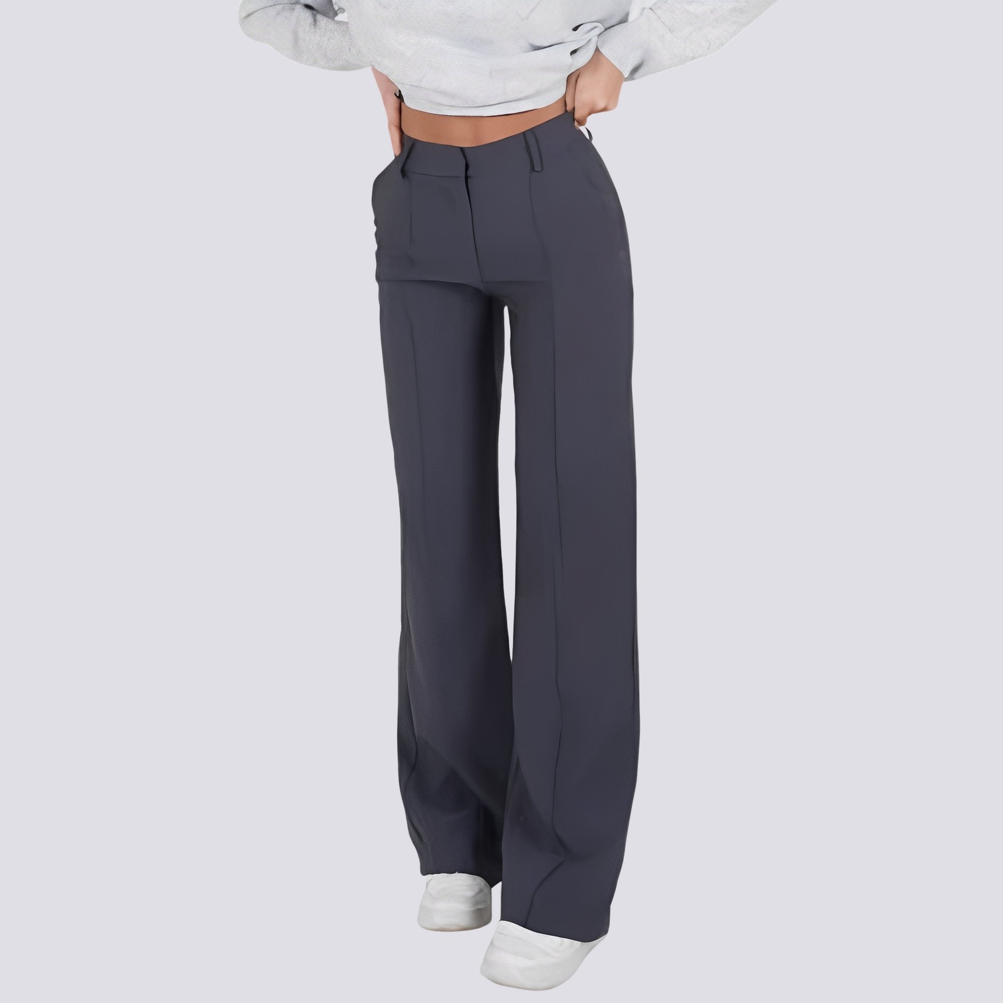 Herbie - Pantalon Décontracté Taille Haute