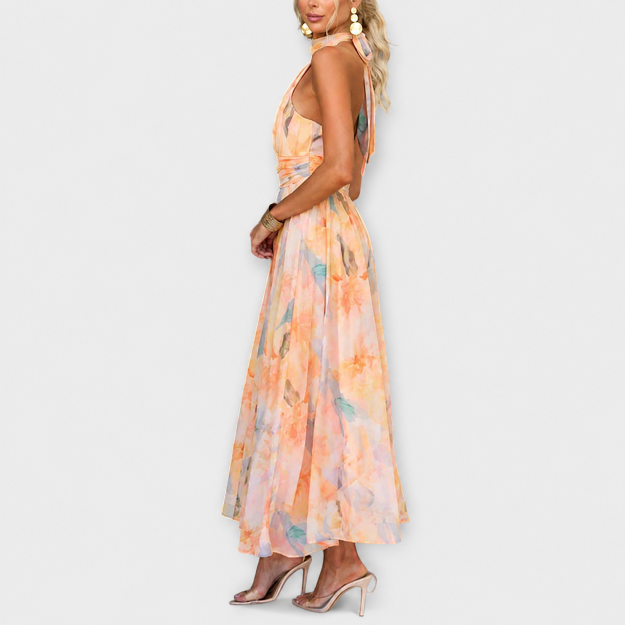 Elettra - Robe Chic et Aérienne Dos Nu
