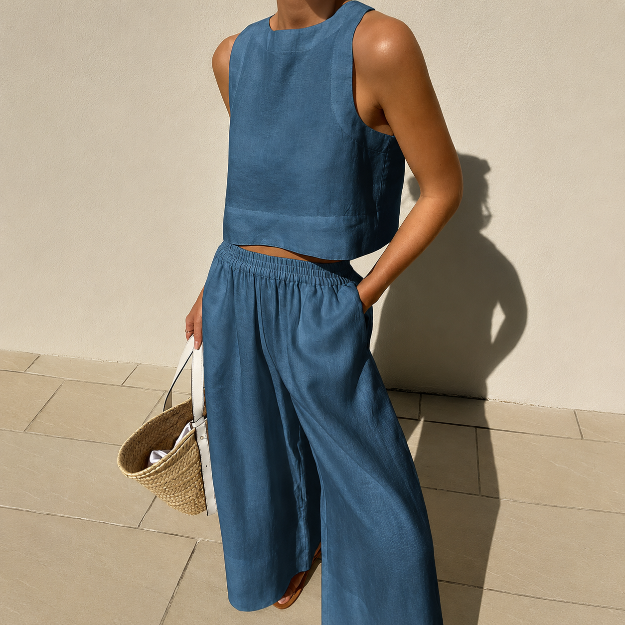 Thelma - Ensemble Relax Pantalon Coupe Large