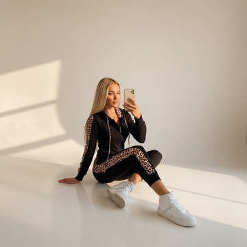 Krestell - Ensemble Chic de Pantalon avec Fermeture Éclair