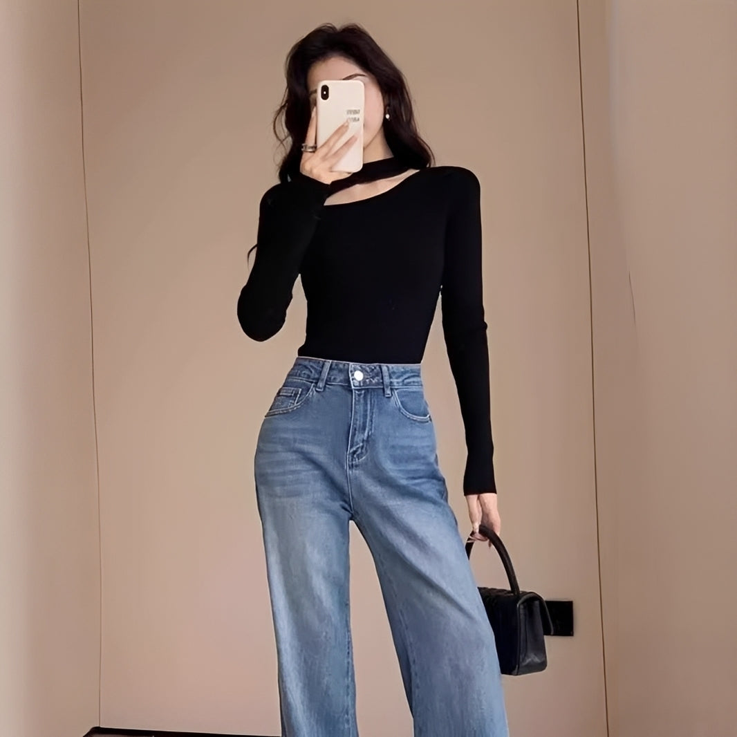Kiarra - Haut asymétrique chic