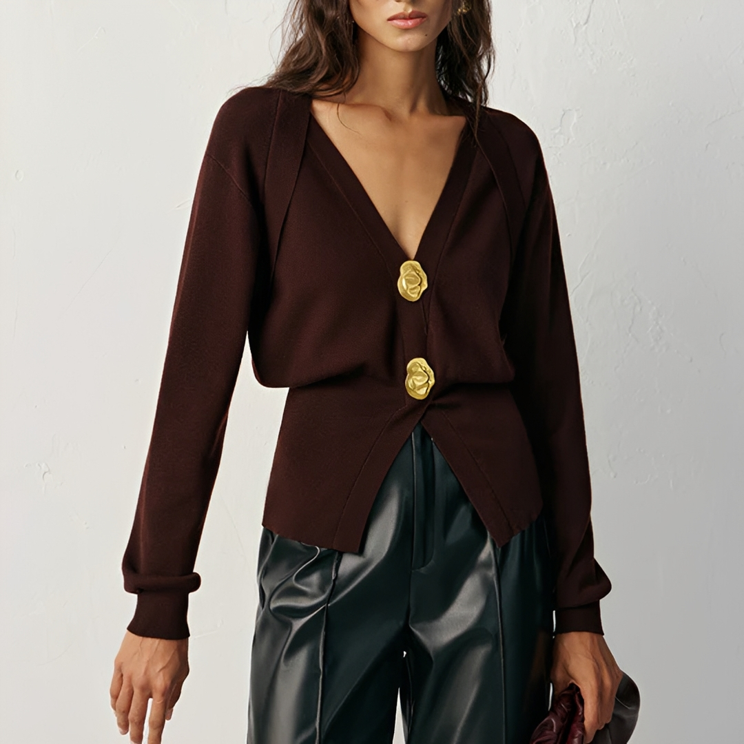 Kisha - Gilet Chic à Col en V