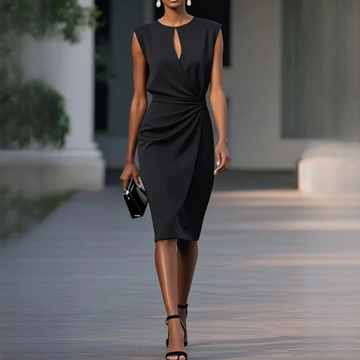 Mirabel - Robe Stylée et Sans Manches Ajustée