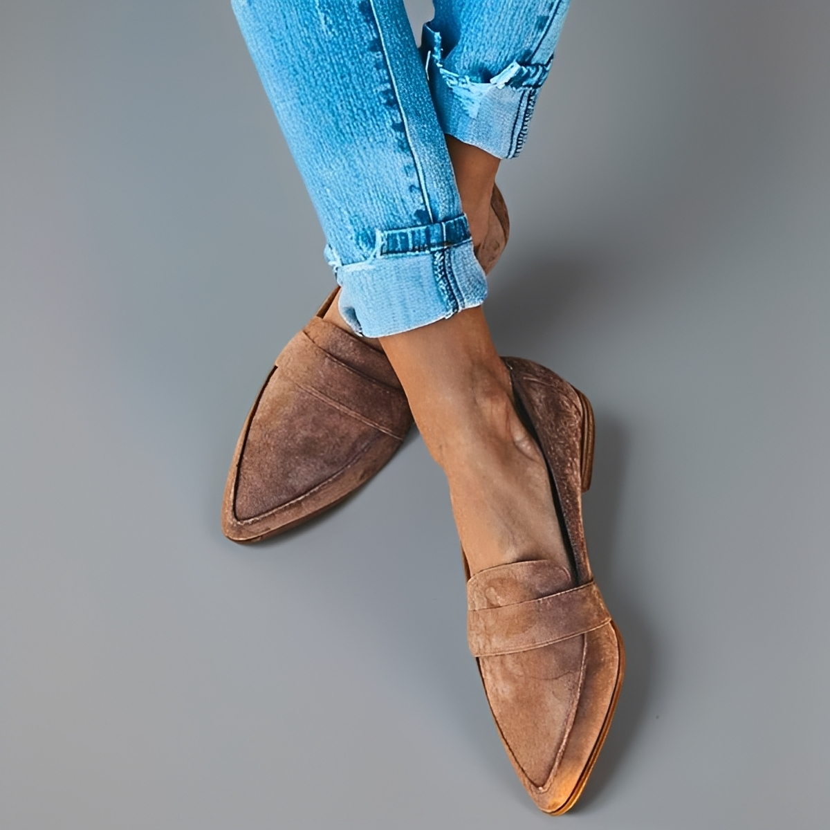 Dalanie - Souliers Décontractés à Bout Pointu