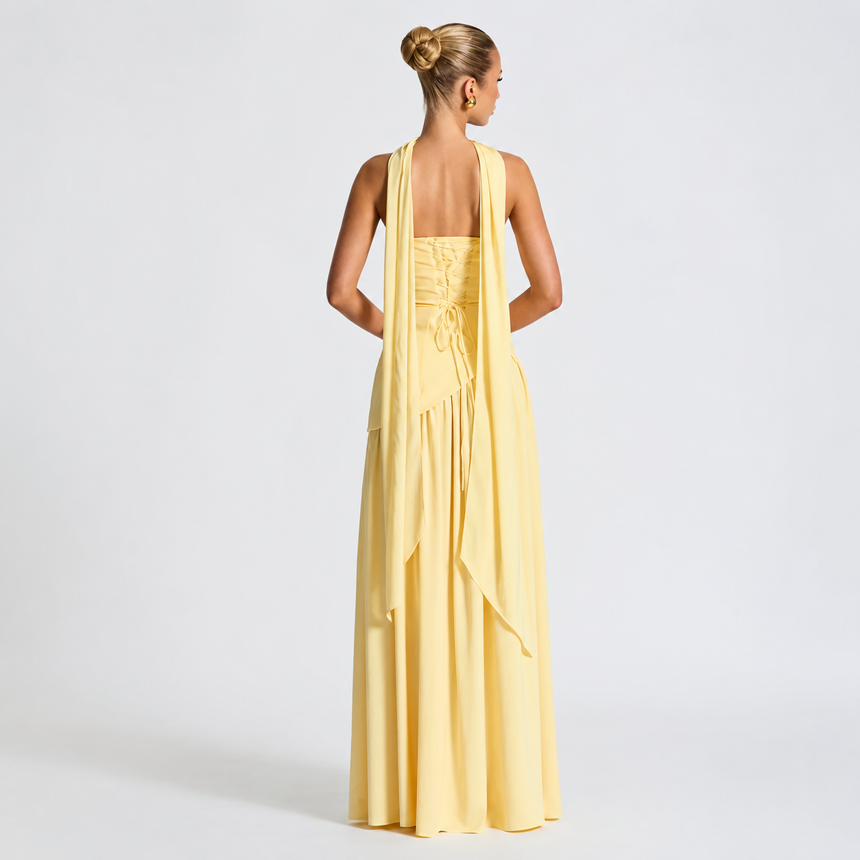 Fatimea - Robe Maxi Élégante Sans Bretelles