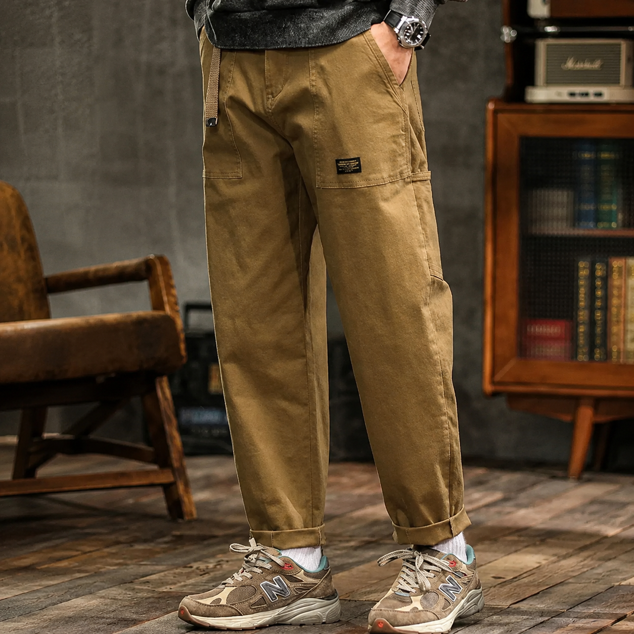 Clyde - Pantalon Large Style Rétro