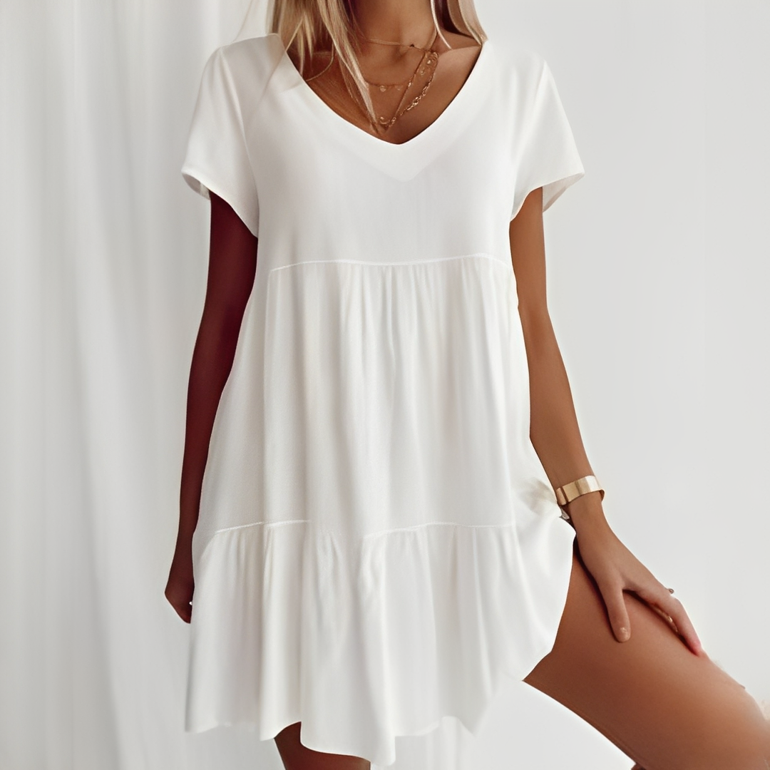Judith - Robe Courte Décontractée et Large
