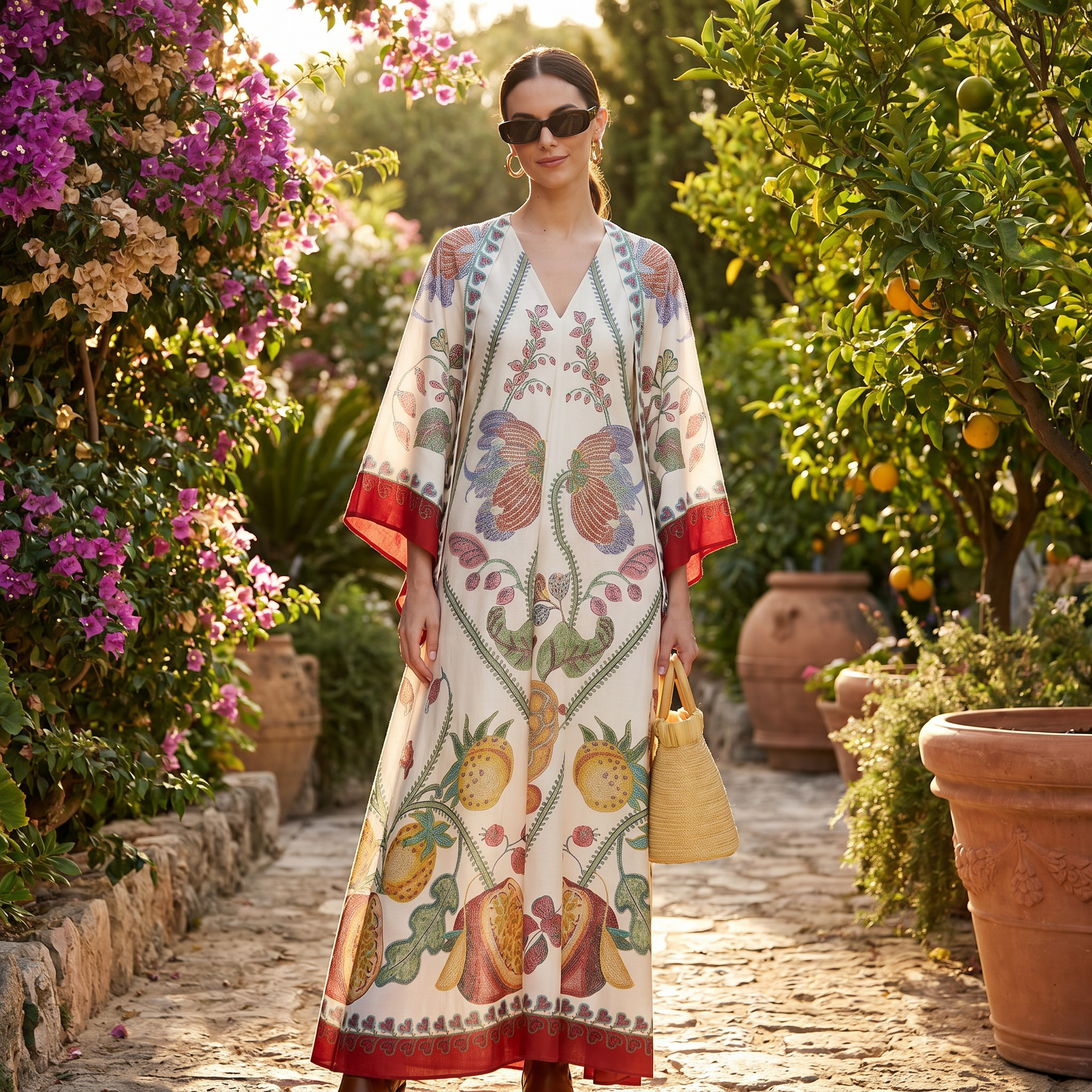 Kymbrea - Robe Maxi Large et Élégante
