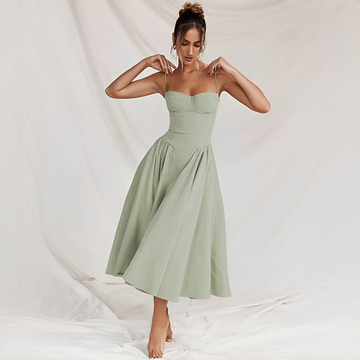 Michaela - Robe Midi Élégante et Chic