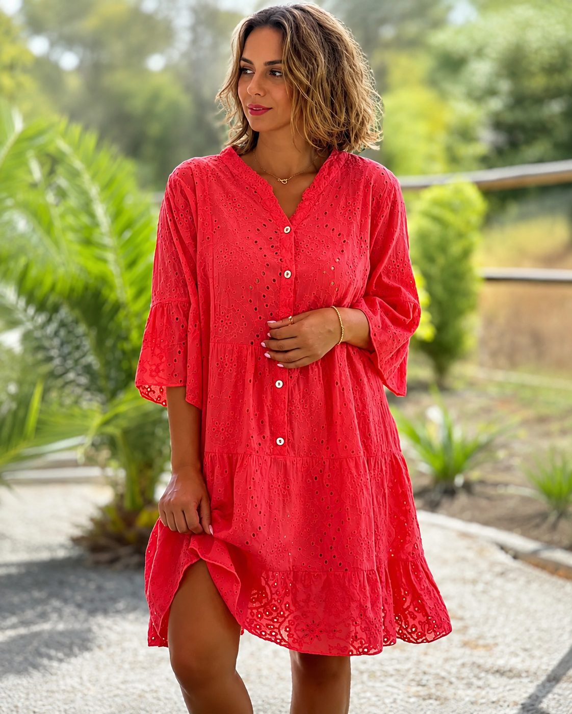 Melania - Blouse Chic à Col en V