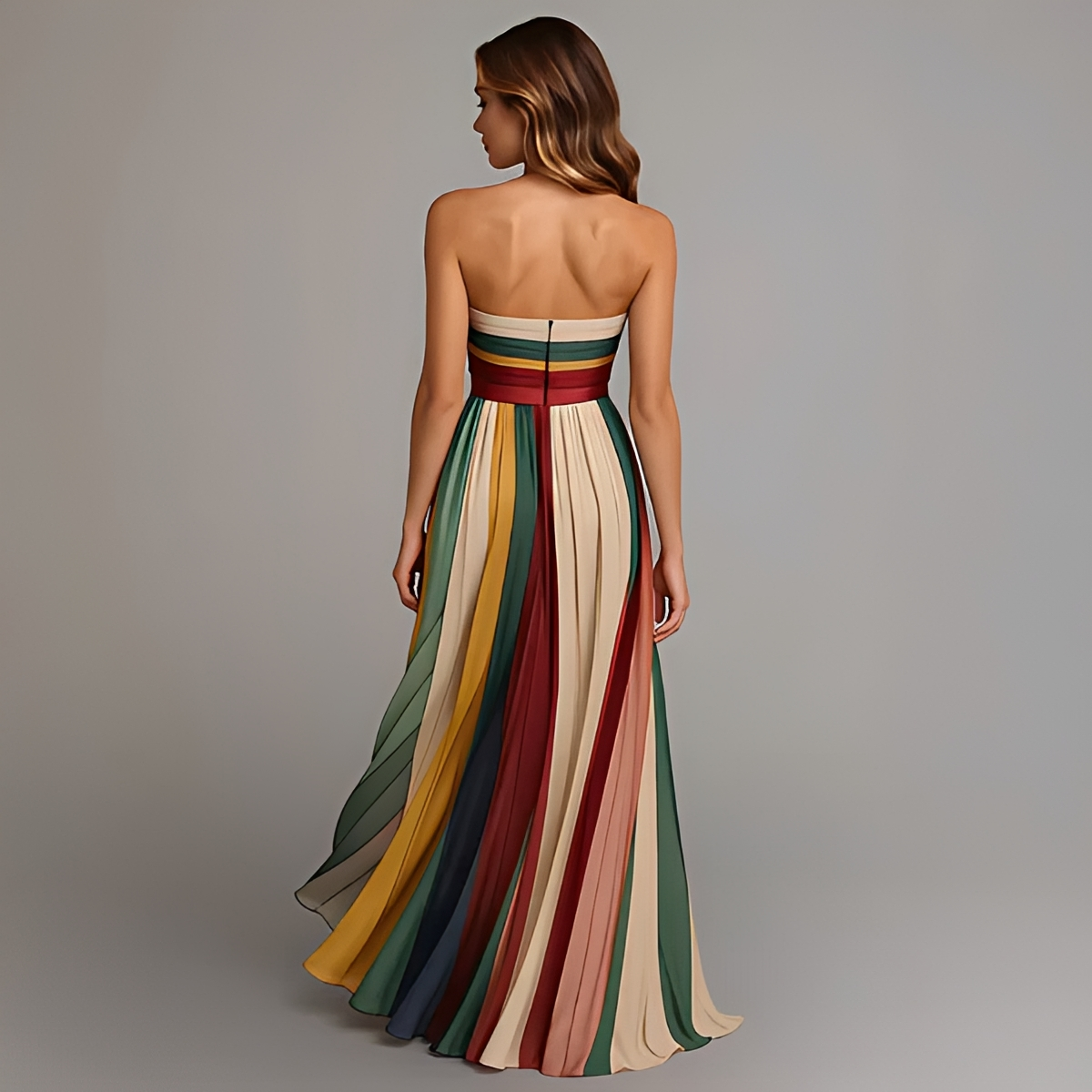 Gracelyn - Robe Maxi Bustier Chic