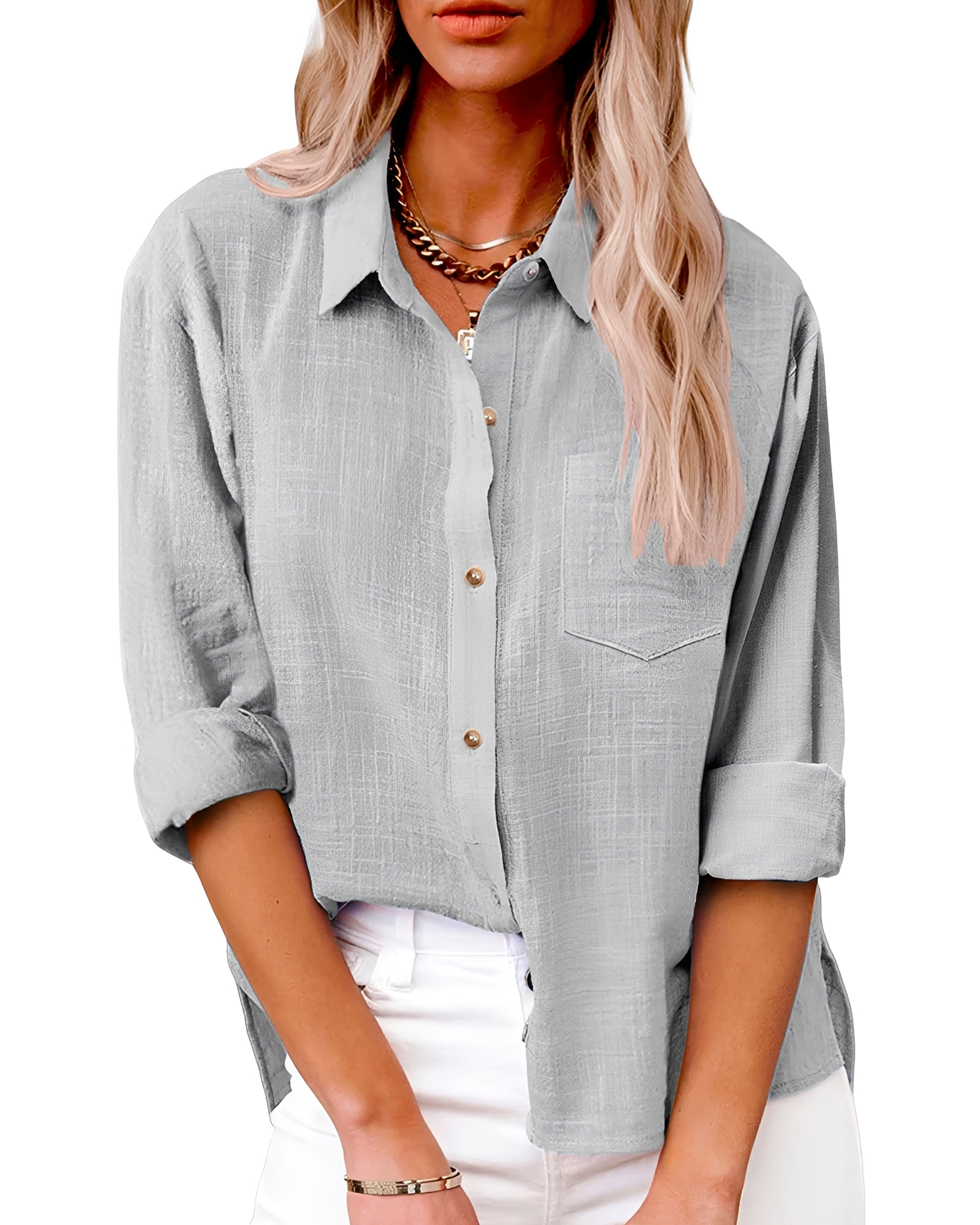 Massima - Chemise contemporaine avec boutons