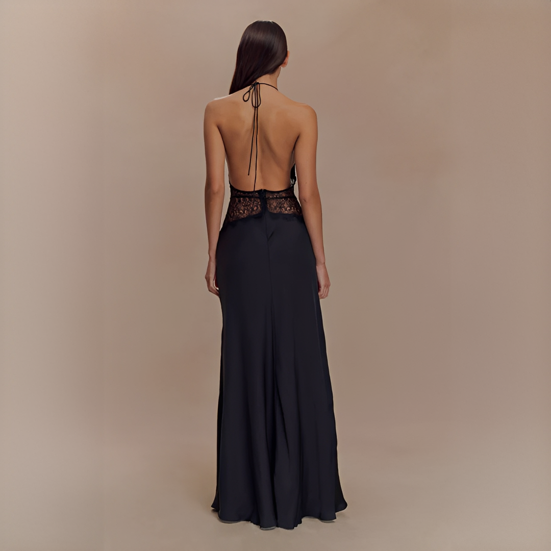 Velina - Robe Élégante Sans Coutures à Col Halter