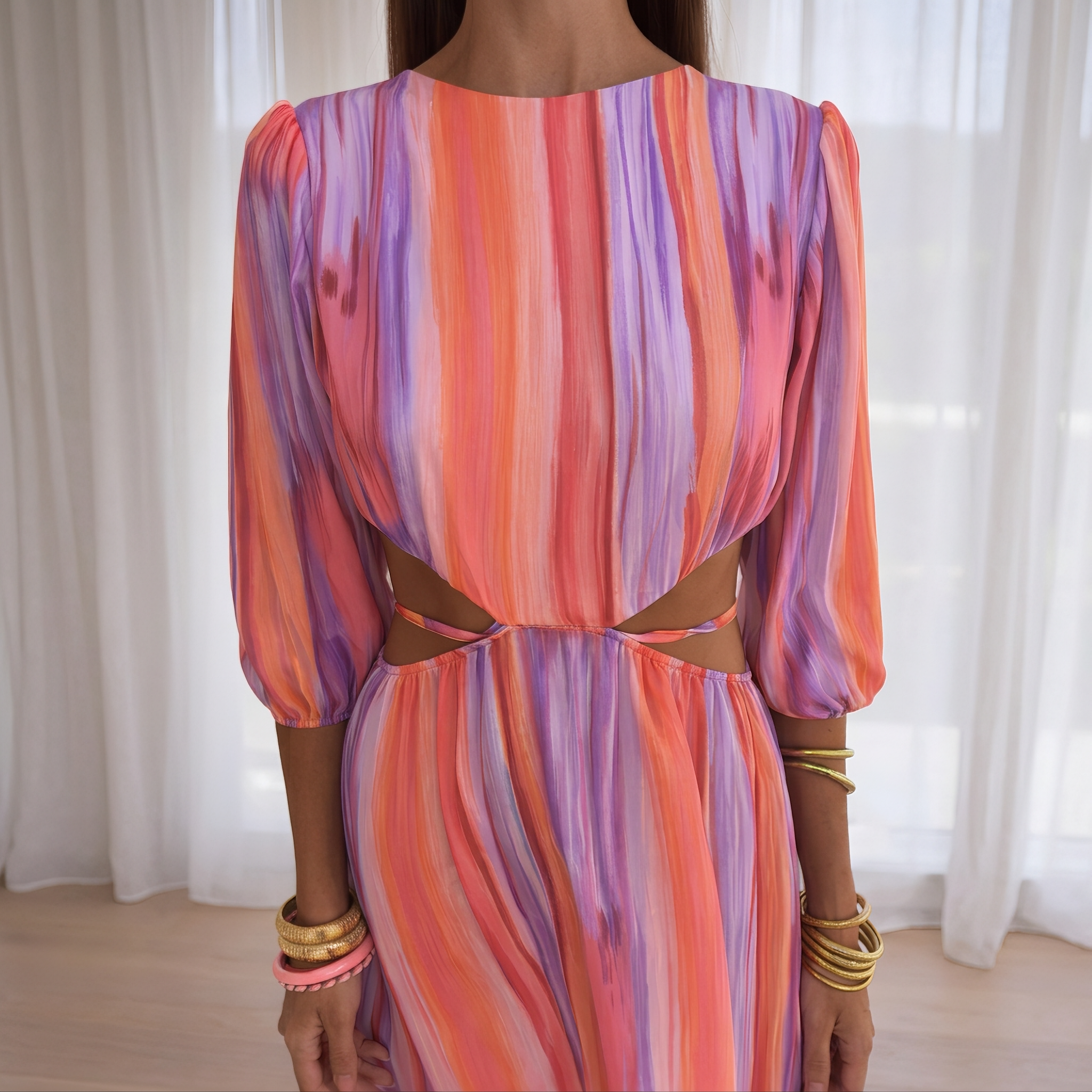 Anja - Robe Chic Dos Nu