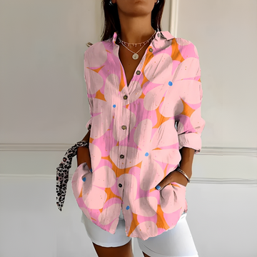 Eleanor - Élégante Blouse à Boutons