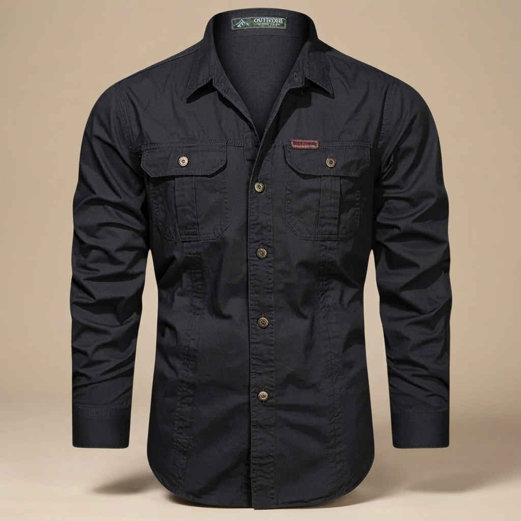 Hayden - Chemise Cargo Longue à Poches Multiples