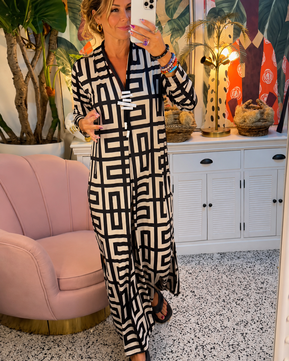 Estelle - Robe Chic à Col V
