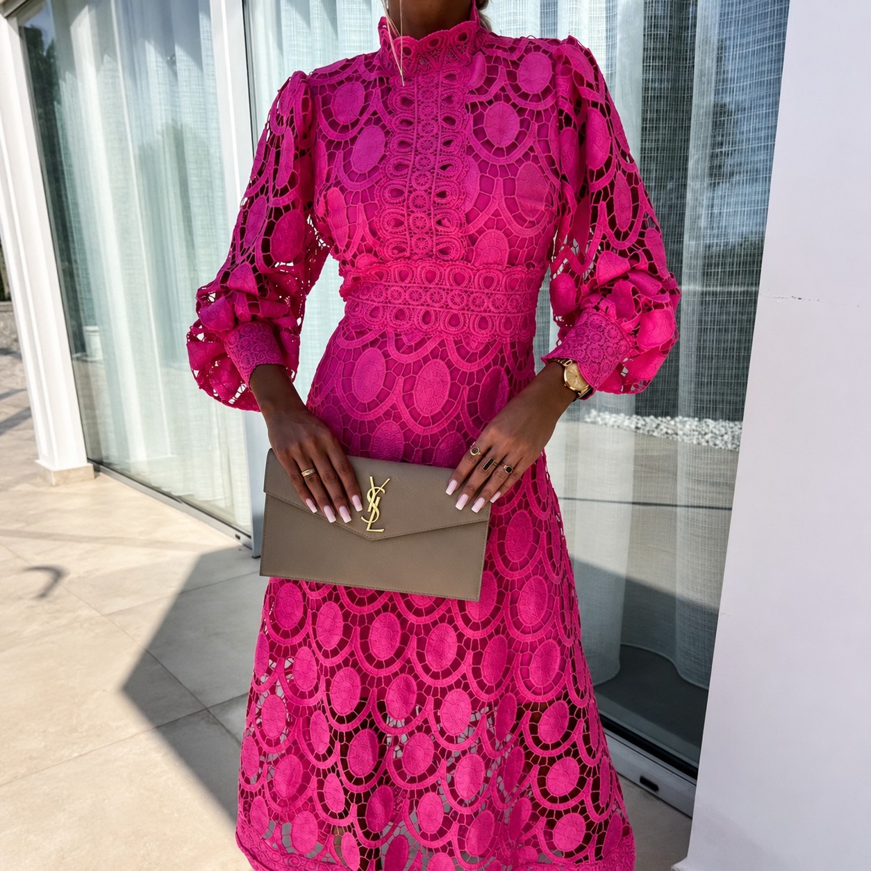 Daleyza - Robe Midi Chic et Tendance