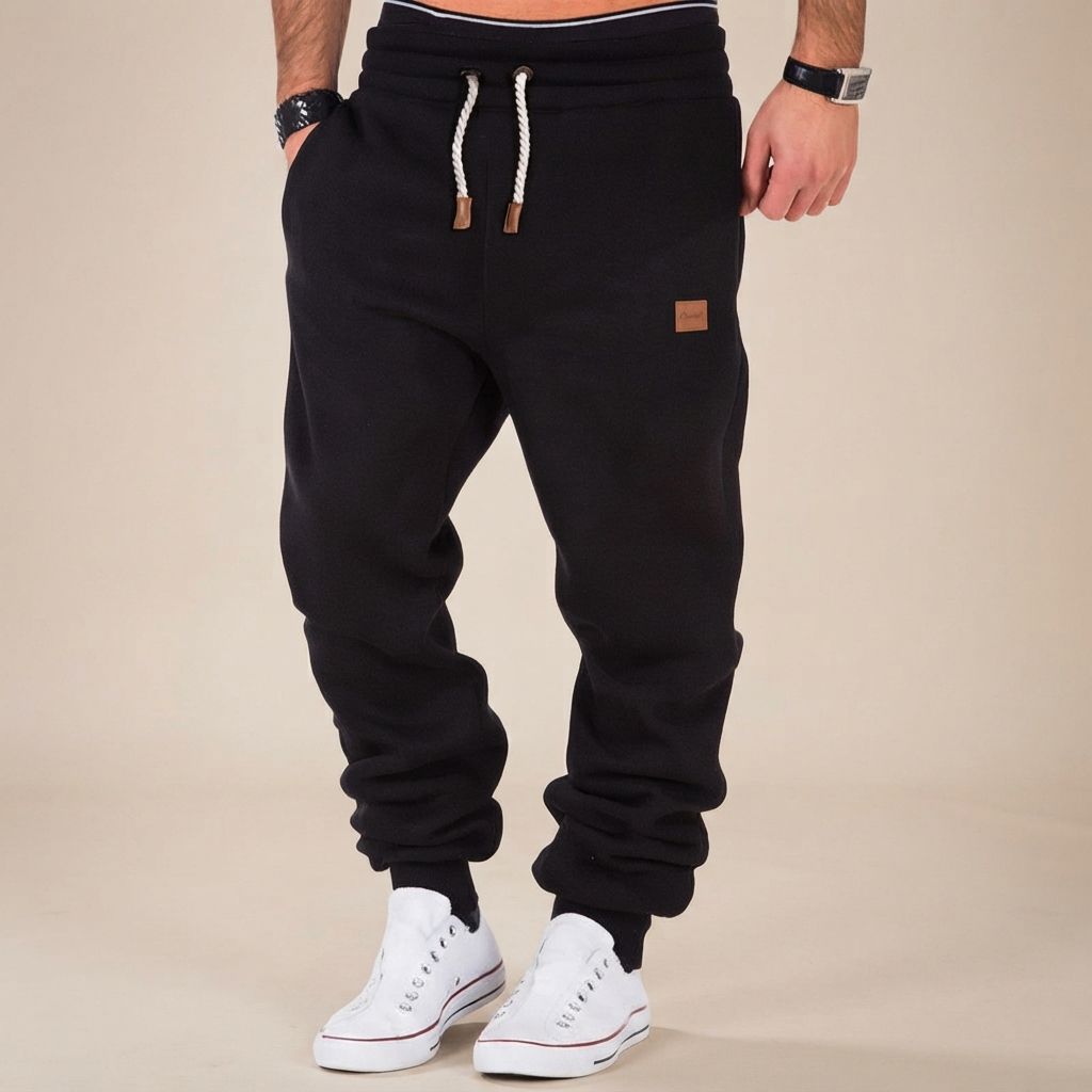 Devin - Pantalon Élastique avec Cordon Ajustable