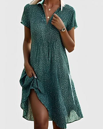 Vivella - Robe Midi Chic à Col V