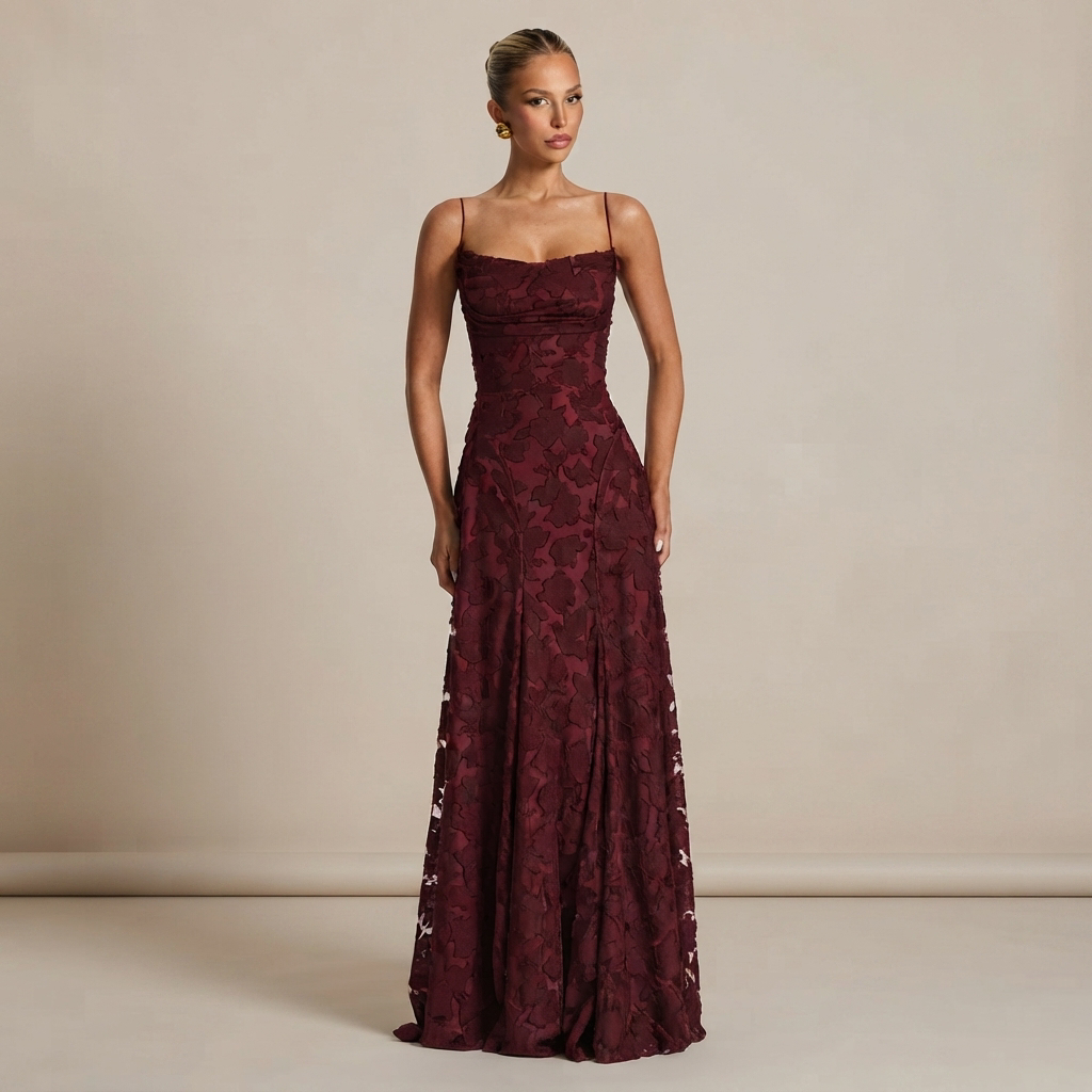 Helena - Robe Longue Élégante Dos Nu