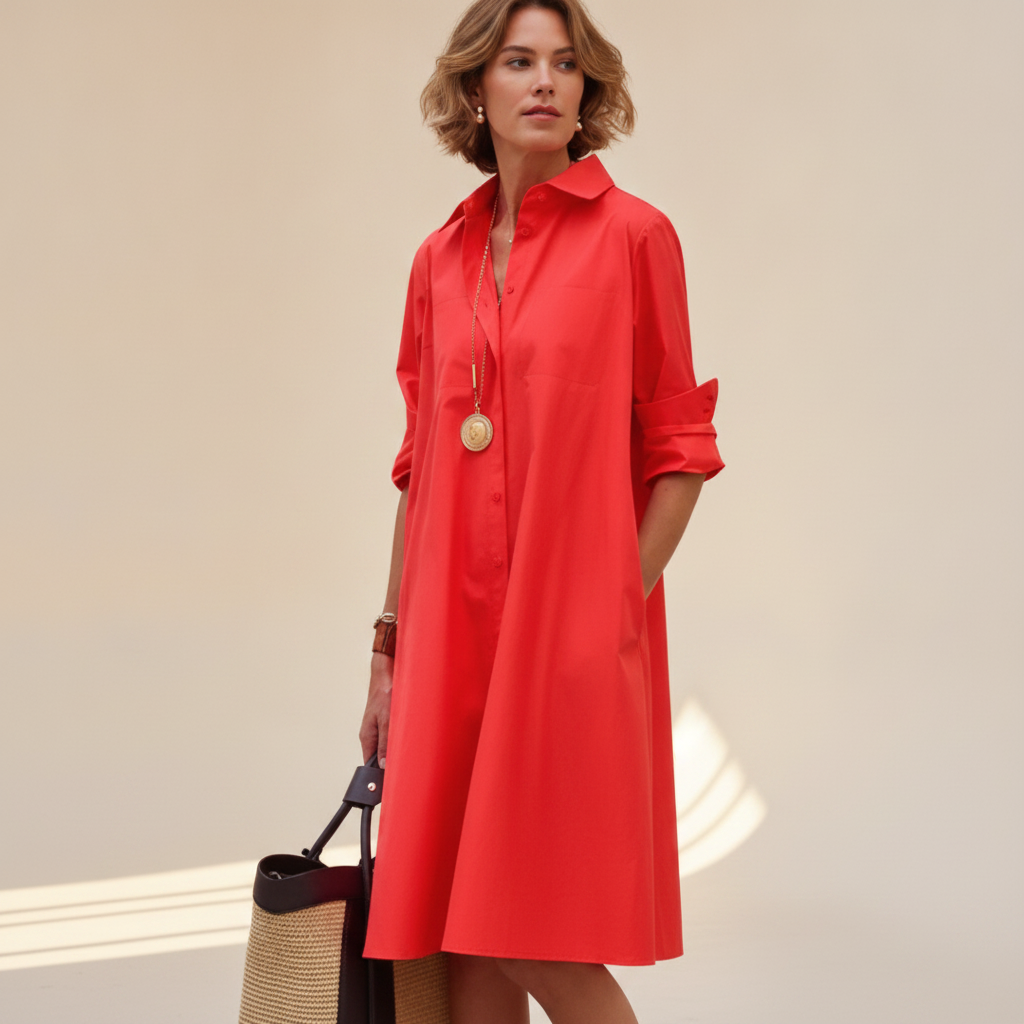 Gameela - Robe Élégante à Coupe Large