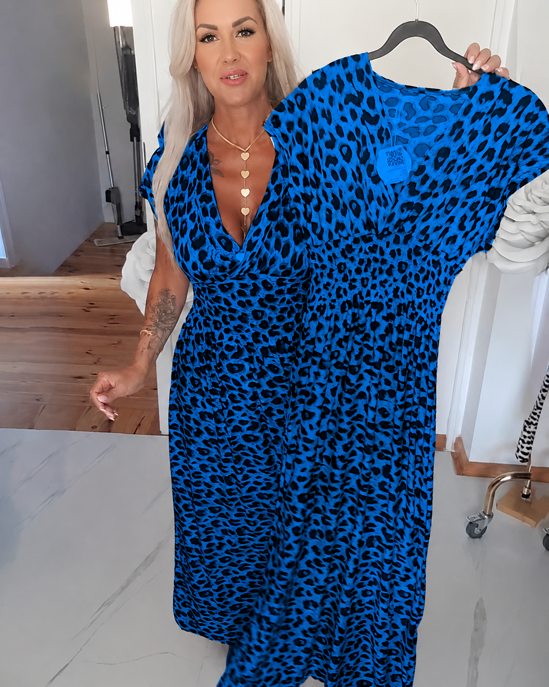 Dyshelle - Robe Bohème Chic à Col V