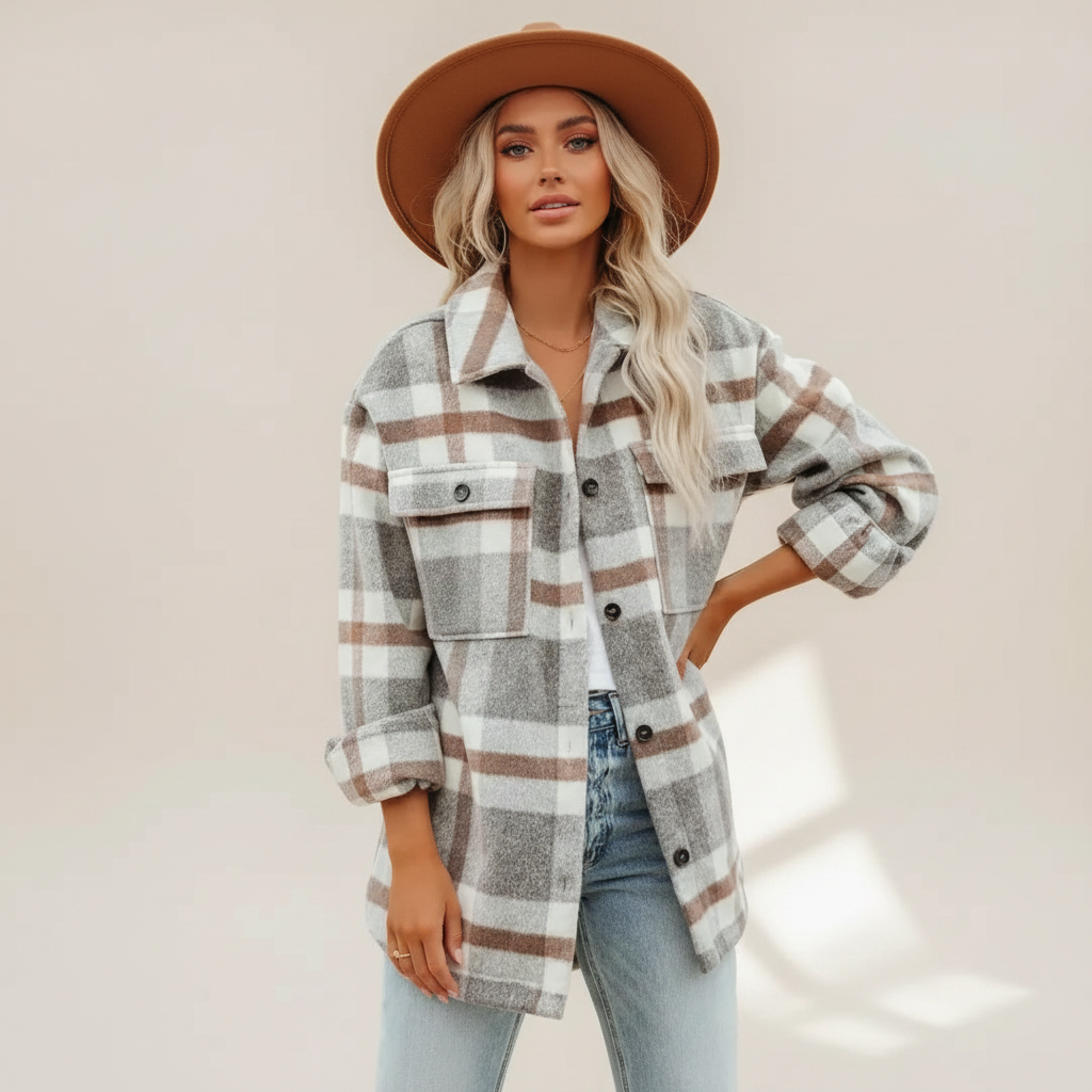 Mailys - Chemise Décontractée à Boutons