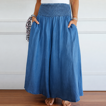 Laurine - Pantalon Relax à Taille Haute