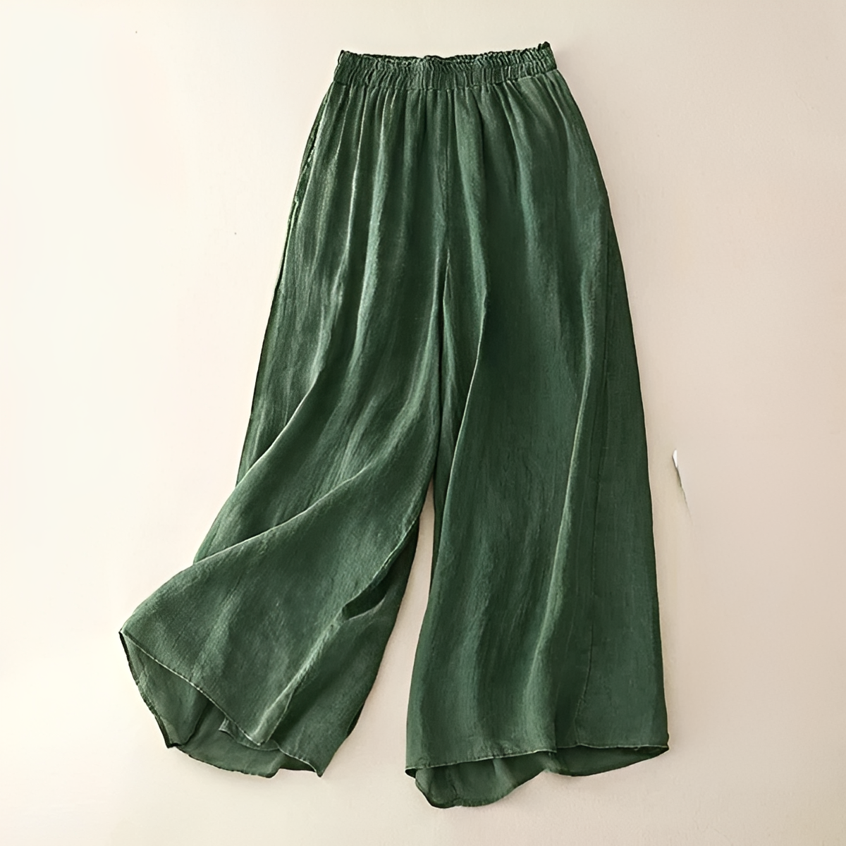 Zavina - Pantalon Décontracté à Taille Élastique