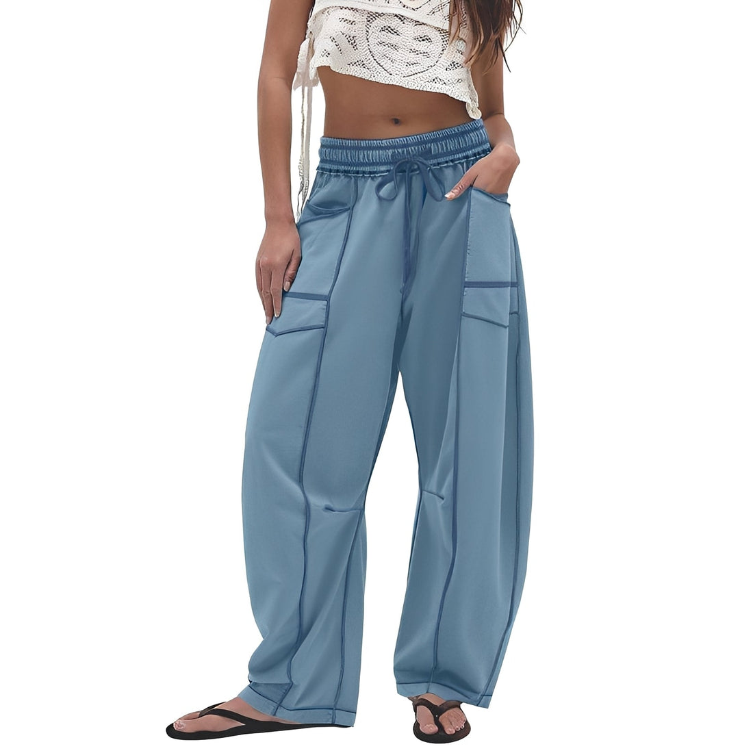 Marianne - Pantalon Ajusté Élégant