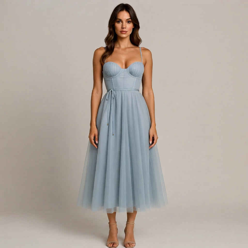 Cynthia - Robe Midi Raffinée et Chic